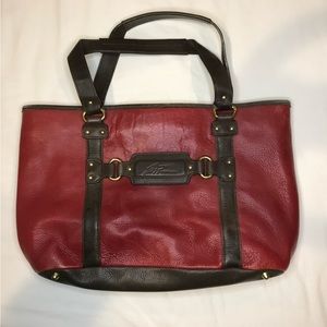 Red Leather Tote
